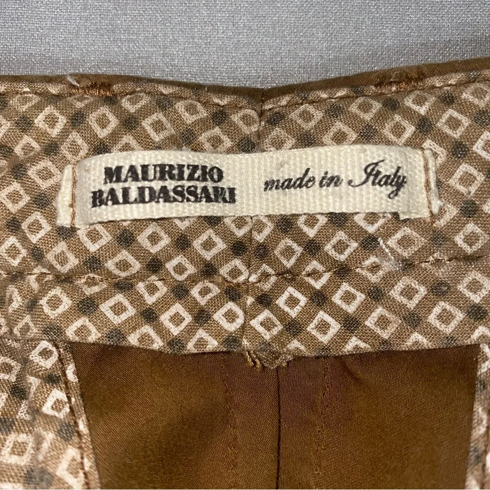 Maurizio Baldassari Cotton Trousers, 34x32
